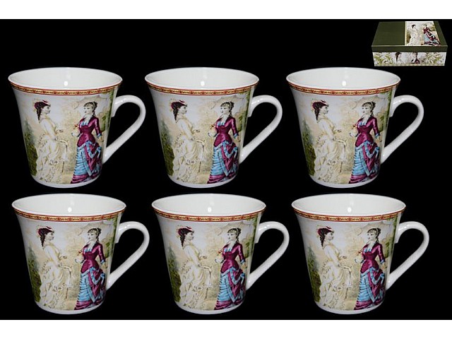 Набор из 6 кружек Lenardi Беседа