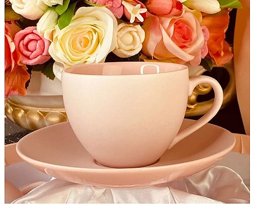 Чайный набор на 6 персон 12 предметов 240 мл Lesto Lenardi розовый