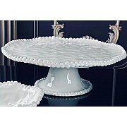 Тортовница 33 см на ножке Маринет Lenardi