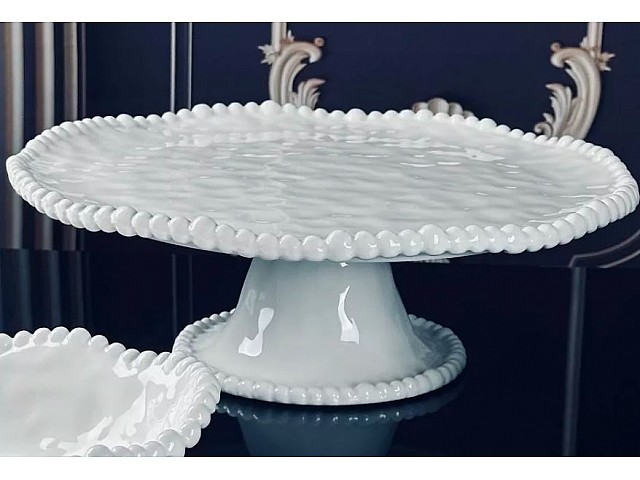 Тортовница 33 см на ножке Маринет Lenardi