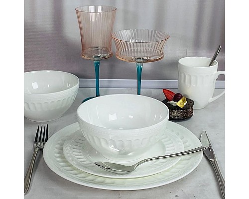 Обеденный сервиз на 6 персон 24 предмета Ремо Lenardi Обеденный сервиз на 6 персон 24 предмета Ремо Lenardi