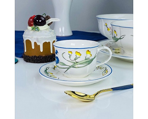 Кофейный набор на 6 персон 12 предметов 120 мл Френсис Lenardi