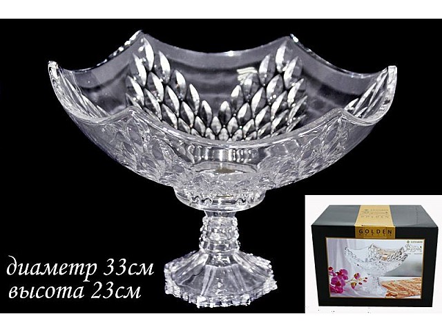 Фруктовница на ножке Lenardi 33 см