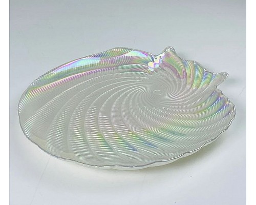 Блюдо круглое глубокое 33 см Ракушка Lenardi