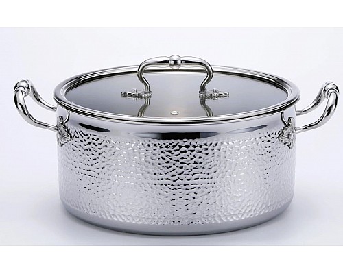 Кастрюля 3 л с крышкой 20 см Emboss Lenardi