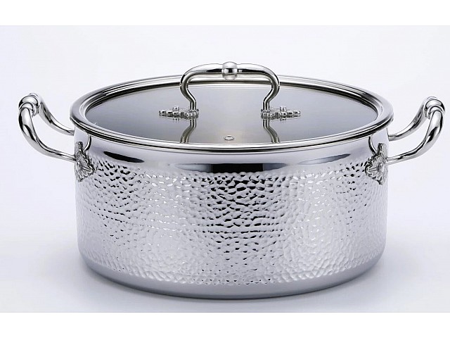Кастрюля 3 л с крышкой 20 см Emboss Lenardi