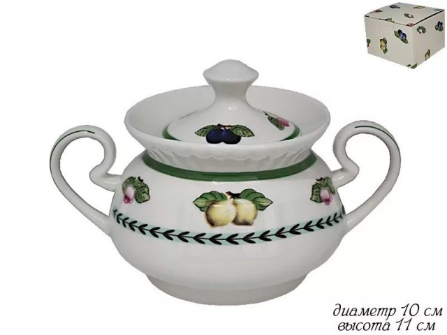 Сахарница Фрукты Lenardi 450 мл