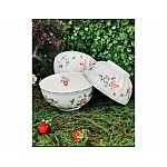 Набор 6 салатников 16 см Земляника Lenardi