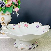 Фруктовница Lenardi Флоренс 24 см на ножке