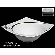 Тарелка глубокая 24 см Lenardi Бантик