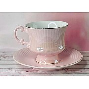 Чайный набор Bells Lenardi розовый на 6 персон 12 предметов