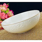 Салатник 18 см Белая роза Lenardi