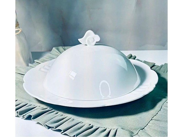 Блюдо круглое 30 см с крышкой Resto Lenardi