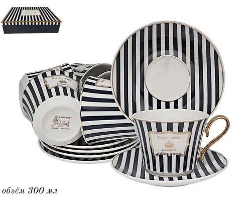 Чайный набор Marine Lenardi 300 мл 12 предметов