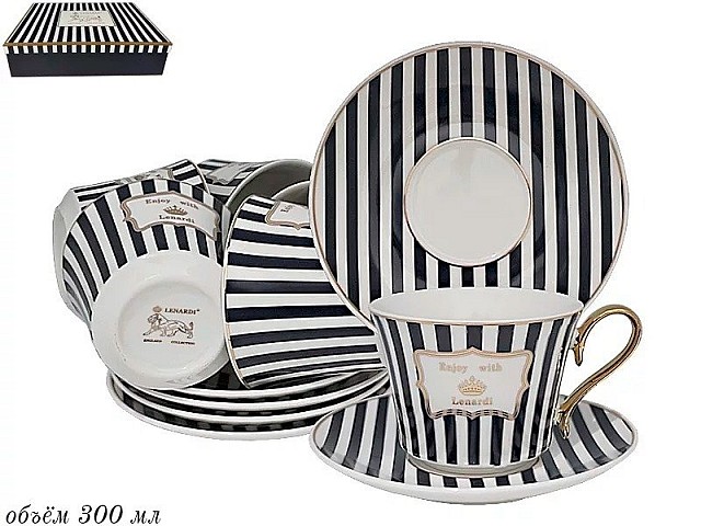 Чайный набор Marine Lenardi 300 мл 12 предметов