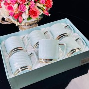 Набор из 6 кружек 400 мл Эллада Lenardi голубой