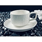 Чайный набор на 6 персон 12 предметов Эфиопия Lenardi белый