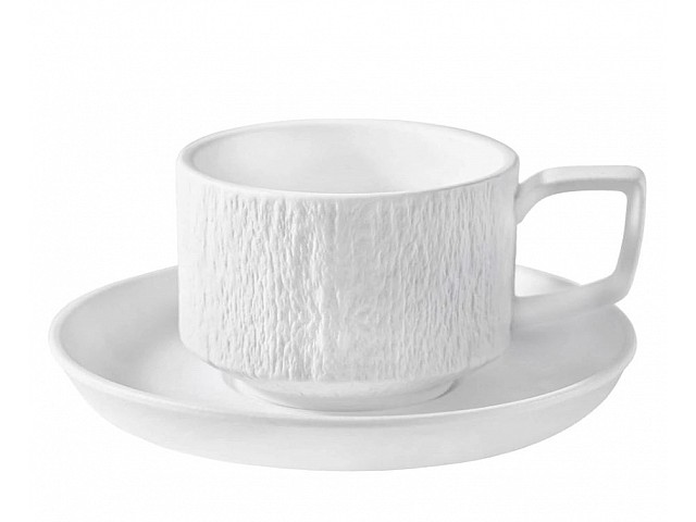 Чайный набор на 6 персон 12 предметов Эфиопия Lenardi белый