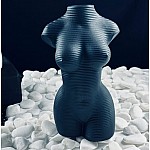 Ваза 23 см Эфиопия Lenardi черная