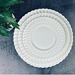 Набор из 6 тарелок 21 см Bamboo Lenardi рифленый