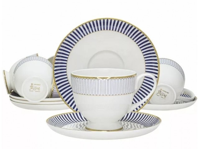 Чайный набор Инфанта Lenardi на 6 персон 12 предметов