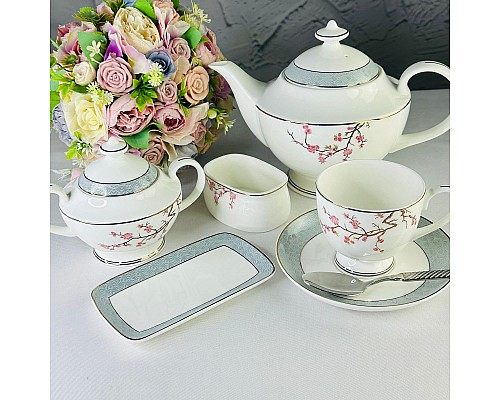 Чайный сервиз Сакура Lenardi на 6 персон 18 предметов