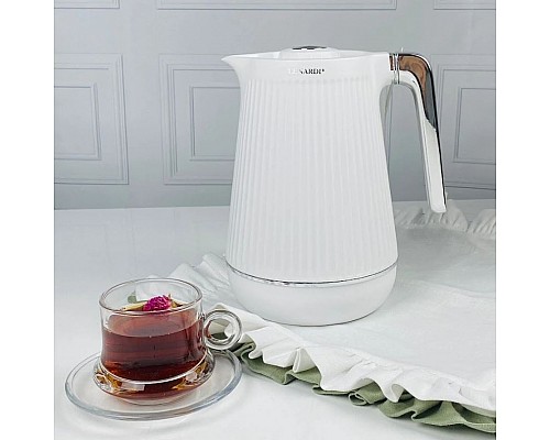 Термос 1000 мл Therm Lenardi белый серебро