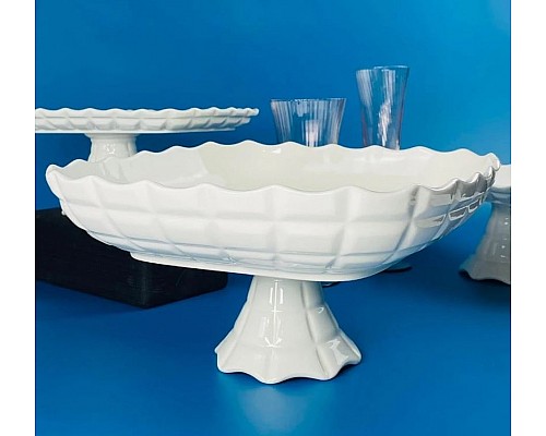 Квадратная фруктовница 30,5х16 см на ножке Корнелия Lenardi Квадратная фруктовница 30,5х16 см на ножке Корнелия Lenardi