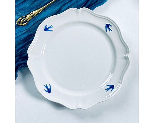 Набор из 6 тарелок 27 см Ласточки Lenardi