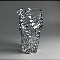 Декоративная ваза для цветов 25см Vase Lenardi серая