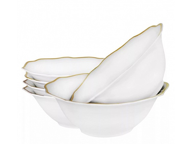Набор из 6 салатников 18 см Magnolia Gold Lenardi