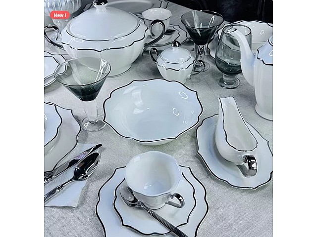 Столовый сервиз Magnolia Silver на 6 персон 30 предметов