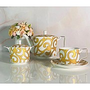 Чайный сервиз Rome Lenardi на 6 персон 14 предметов 230 мл