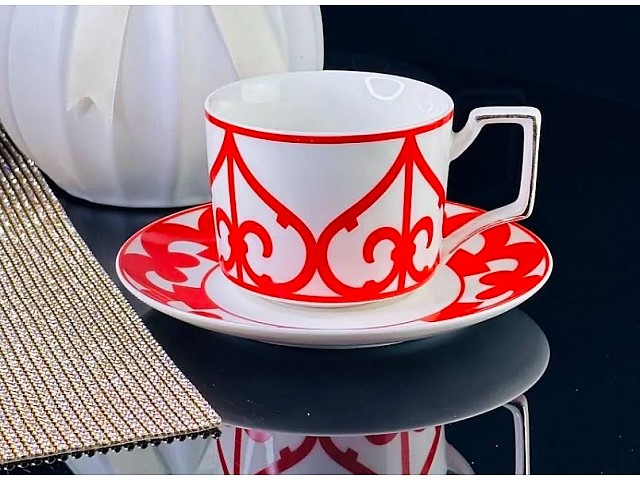 Чайный набор Game Lenardi на 6 персон 12 предметов зеленый