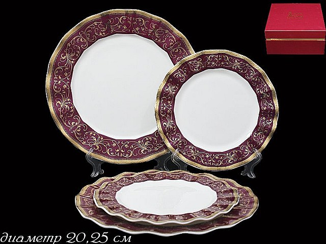 Набор 12 тарелок Lenardi Великолепный век