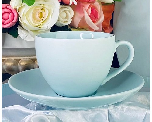Чайный набор на 6 персон 12 предметов 240 мл Lesto Lenardi голубой