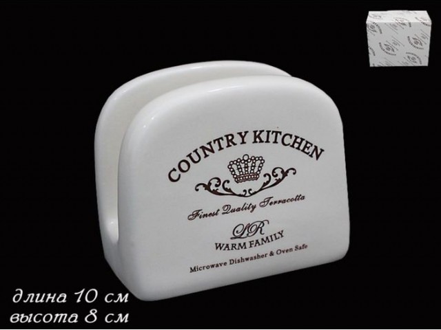 Салфетница Kitchen Lenardi белая