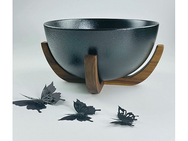 Салатник 18 см на подставке Blackwood Lenardi