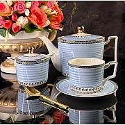 Чайный сервиз Laura Blue Lenardi на 6 персон 16 предметов