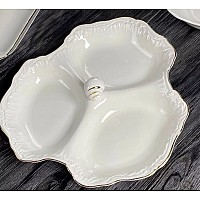 Менажница 27 см Аврора золото Lenardi Менажница 27 см Аврора золото Lenardi