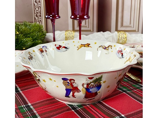 Салатник 23 см Новогодний Lenardi