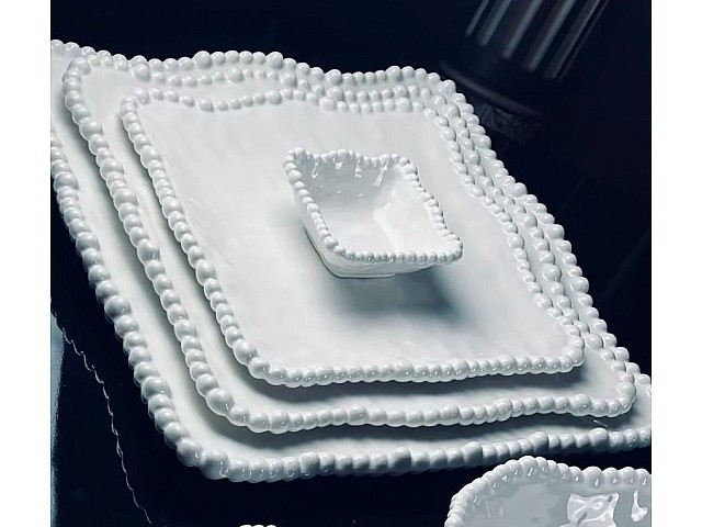 Квадратное блюдо 26 см Маринет Lenardi