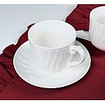 Чайный набор на 6 персон 12 предметов 240 мл Simple White