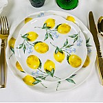 Набор из 6 тарелок 21,5 см Лимоны Lenardi