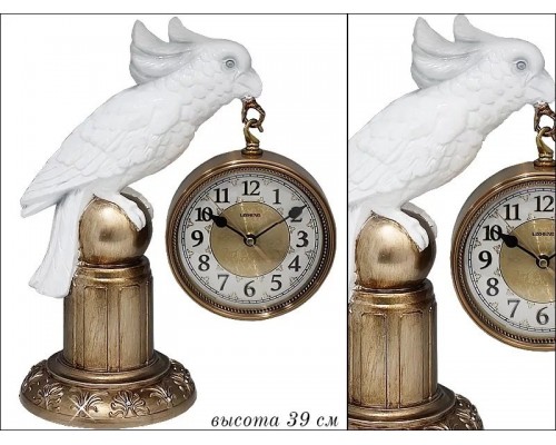 Часы настольные Попугай Lenardi 39 см
