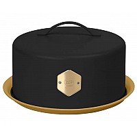 Тортовница с крышкой 24*28,5*12,5см Metal Lenardi черный/медный Metal Lenardi Тортовница с крышкой 24*28,5*12,5см Metal Lenardi черный/медный Metal Lenardi