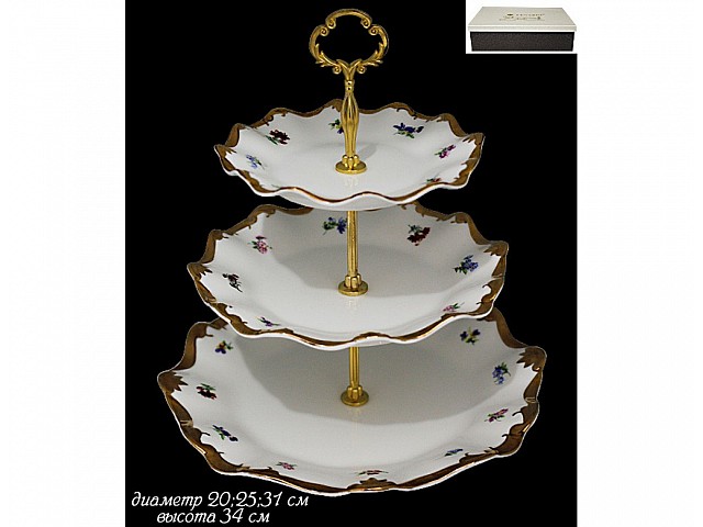 Трехъярусная этажерка Эмилия Lenardi