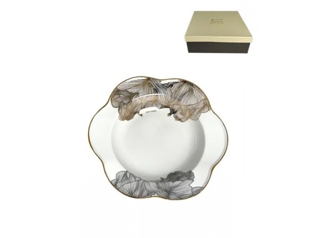 Набор глубоких тарелок Миллениум цветной Lenardi 6 шт