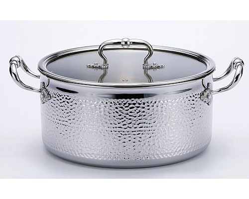 Кастрюля 5 л с крышкой 24 см Emboss Lenardi