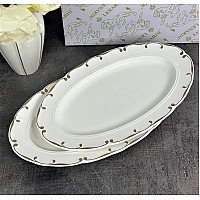 Набор из 2 овальных блюд 35 см Александрия Lenardi